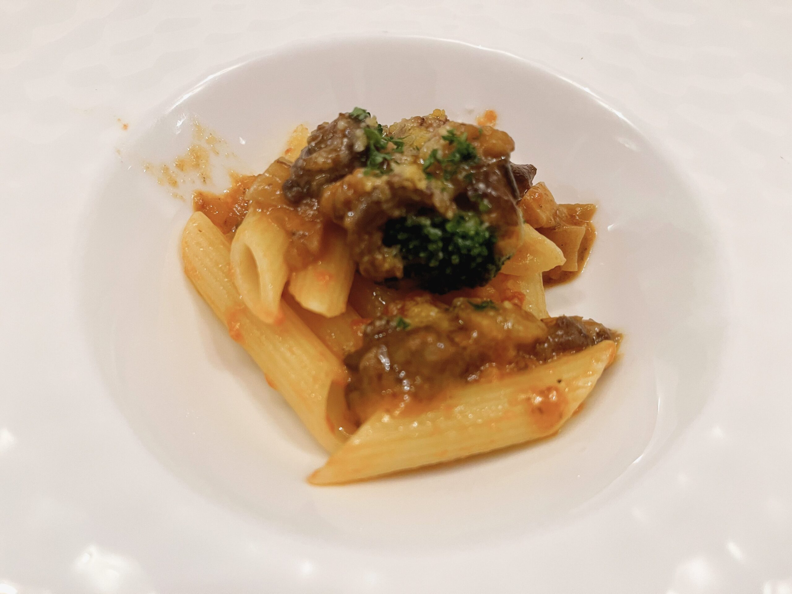 Penne with demi-glace mozzarella "DINNER PLAN"